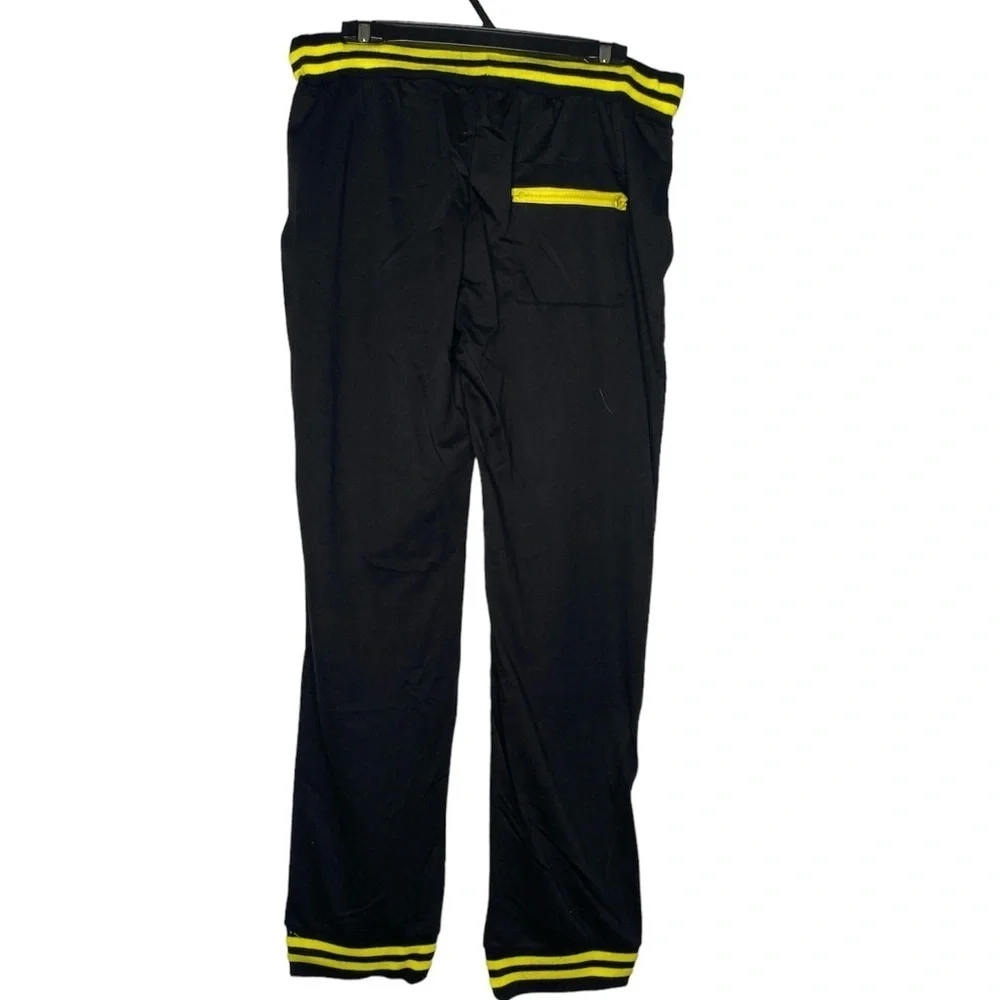ZYFGfree Stripe Trim Swatpants (Size:XXL, Color:Black/Yellow)